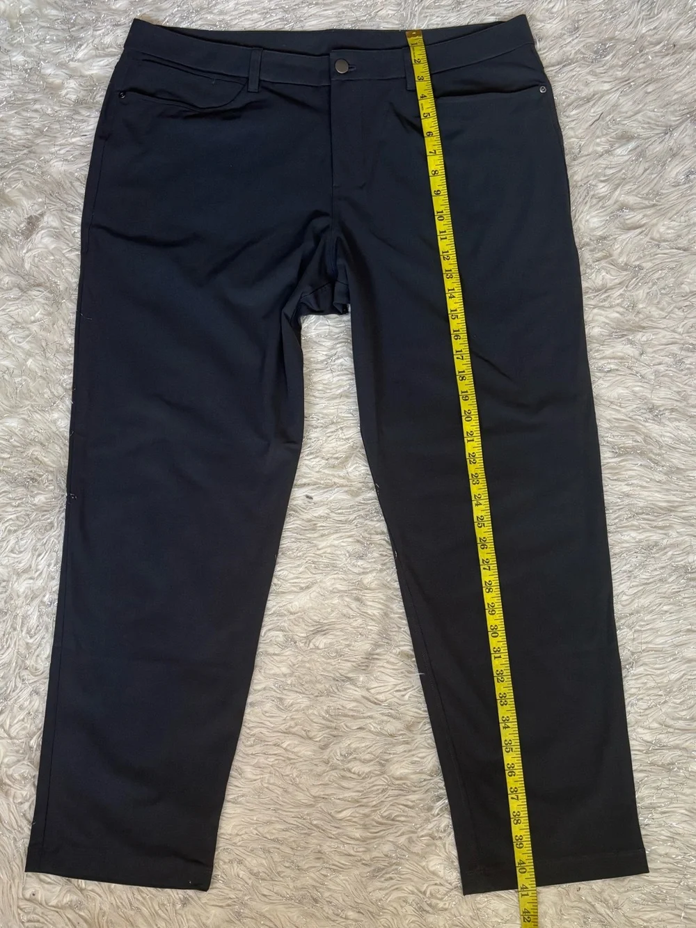 Lululemon Athletica True Navy Classic Fit Warpstreme Pants Size 38